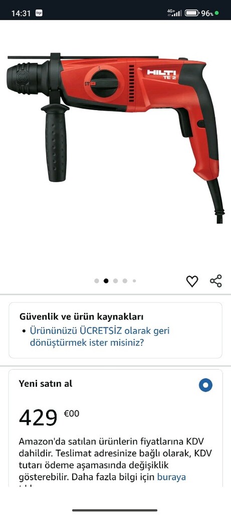 Hilti TE 2 darbeli delici - 9