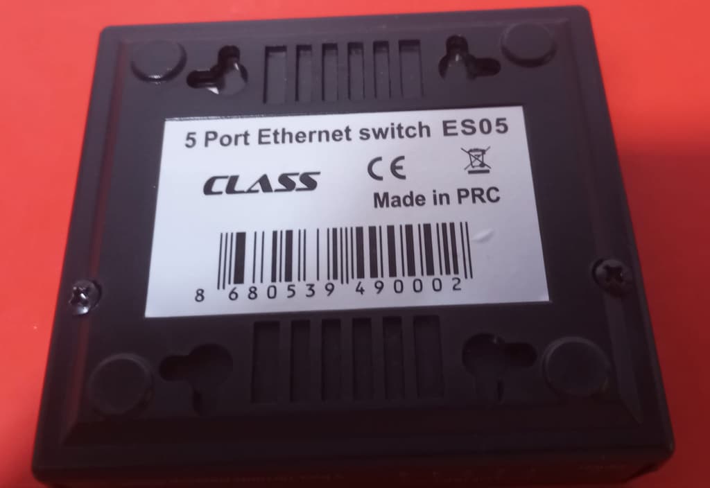 CLASS 5 Port 10/100 Mbps Ethernet Switch (Sorunsuz) - 3