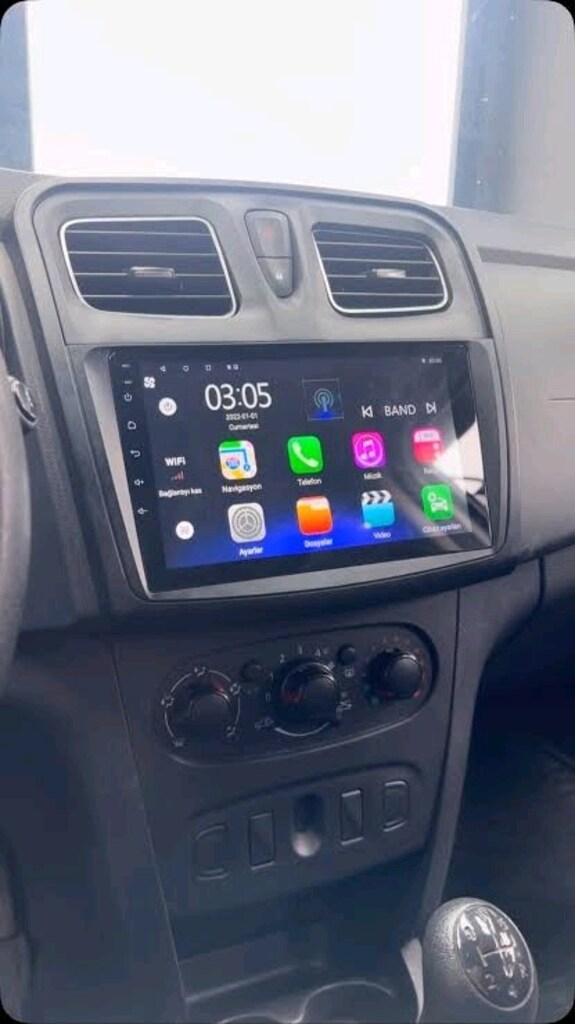 RAVX MULTİMEDYA ŞOOK FİYAT RENAULT SEMBOL CARPLAY KAMERA HEDİYE 4GB RE - 2