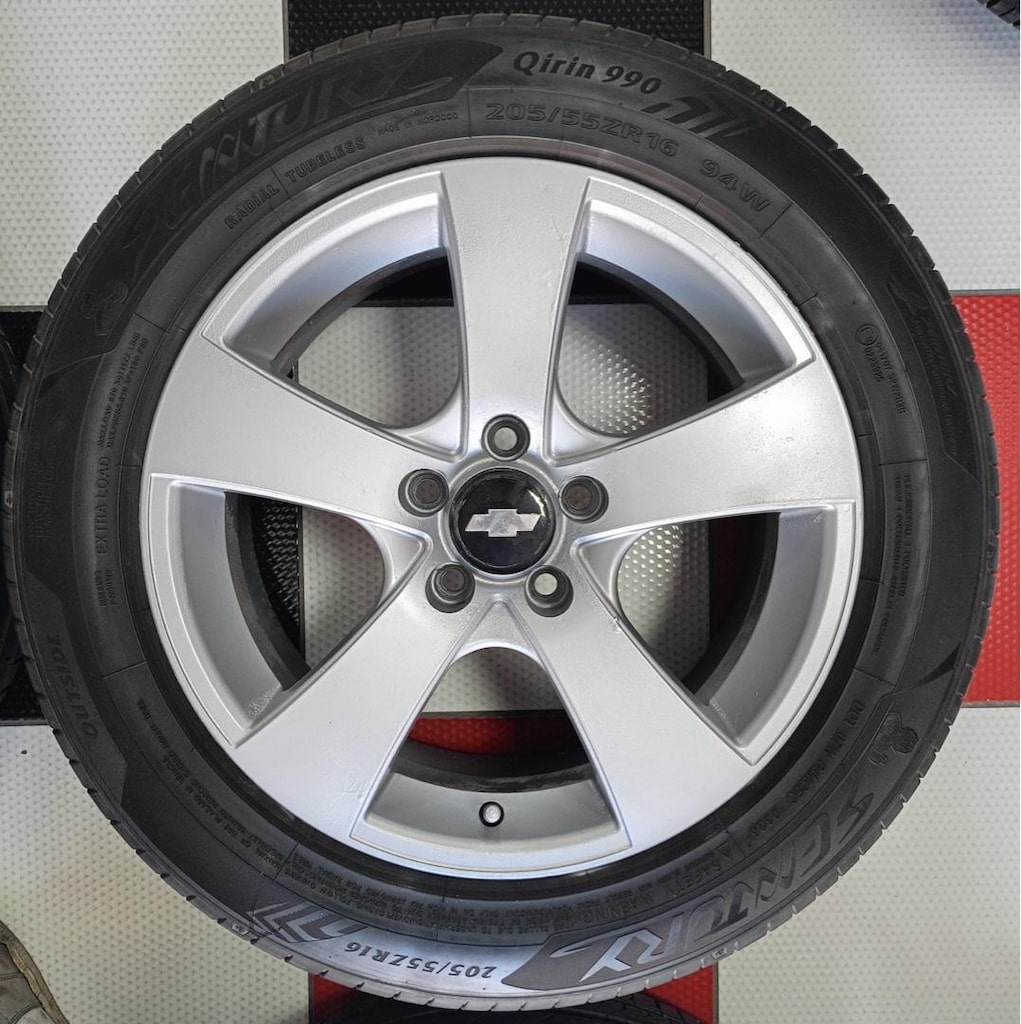 chevrolet cruze Opel astra J çıkma 5*105 çelik jant 16inç yeni lastiği - 3