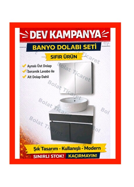 banyo dolabı