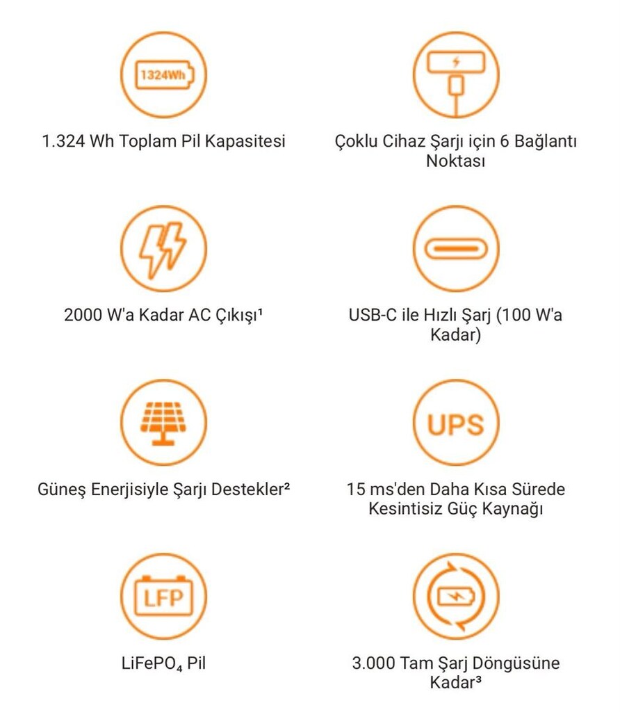 ezvız ps1300 taşınabilir güç istasyonu - 8