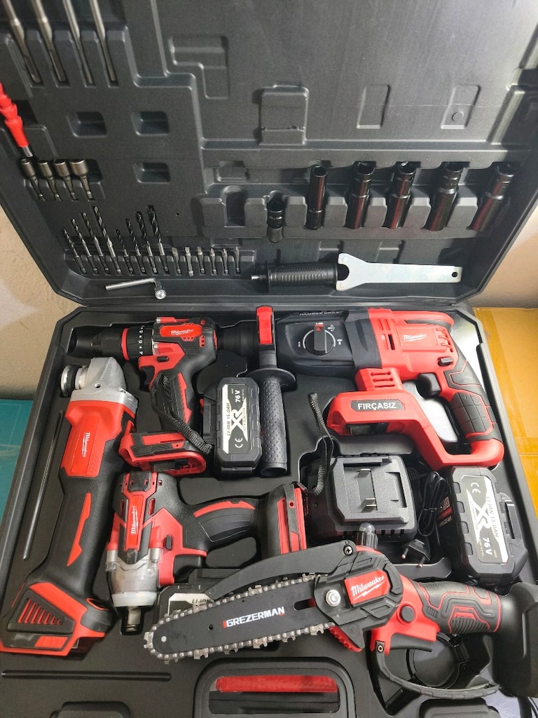 Şarjlı Matkap 5Li set - 2