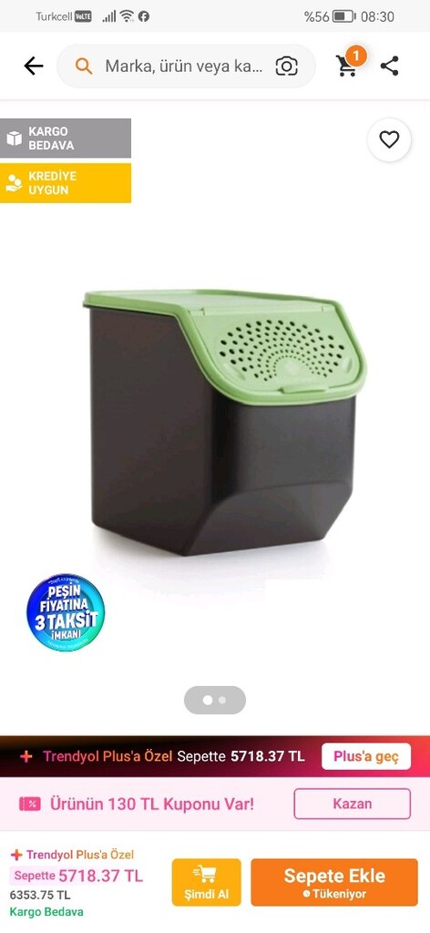 patetes soğanlık 5.5 lt Tapperware - 10