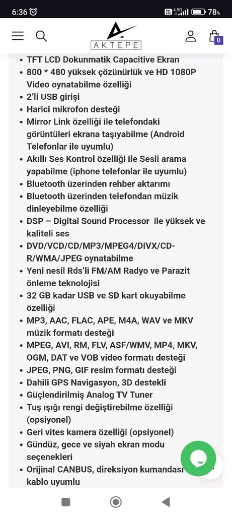 Opel Astra j orjinal teyp - 7