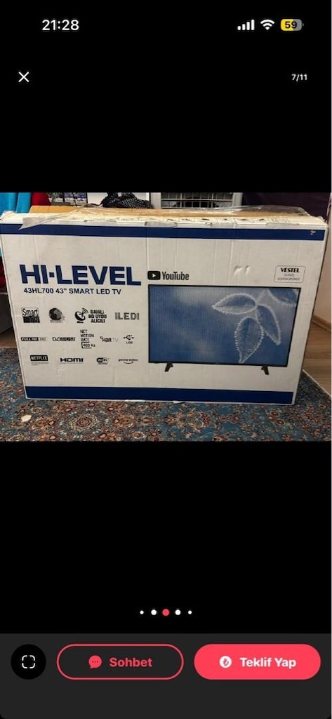 Hİ-LEVEL 43 inç(108 ekran) uygun fiyat kutusunda - 8