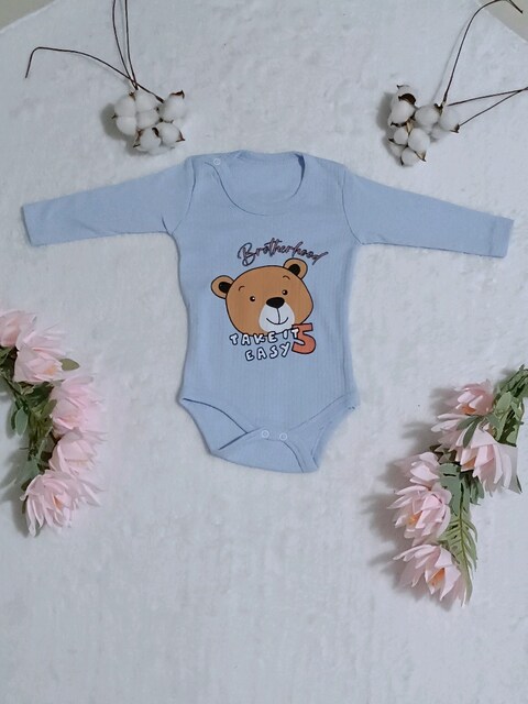 Baskılı Bebek Çıtçıtlı Body Zıbın