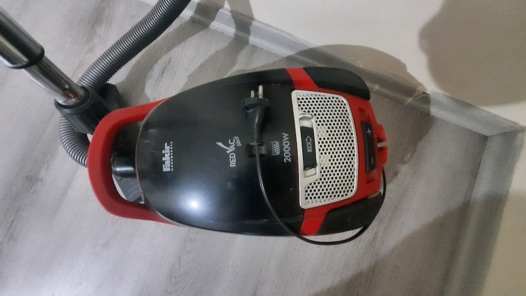 Toz Torbalı Elektrikli Süpürge - Fakir RedVac Black 2000W - 4