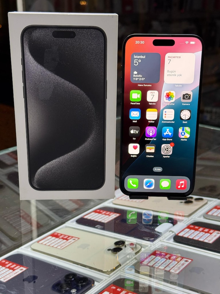 15 pro max 512 gb sıfırdan farksız orjinal takasa açık - 8