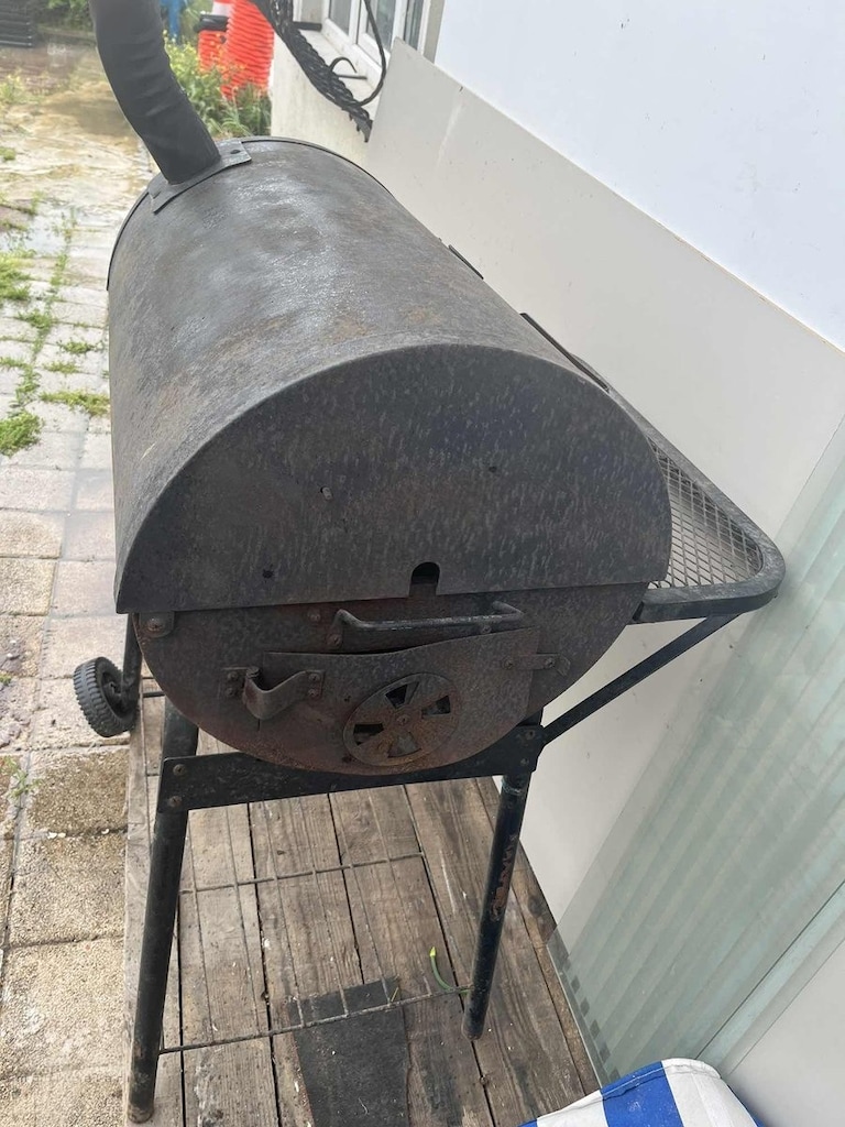 KLAS OFİS PENDİK 80x50x90 TEKERLEKLİ BARBEKÜ MANGAL İKİNCİ EL - 2