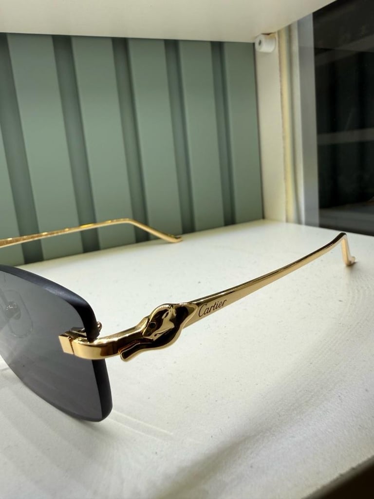 Cartier Panter Tasarım Güneş Gözlüğü - 3