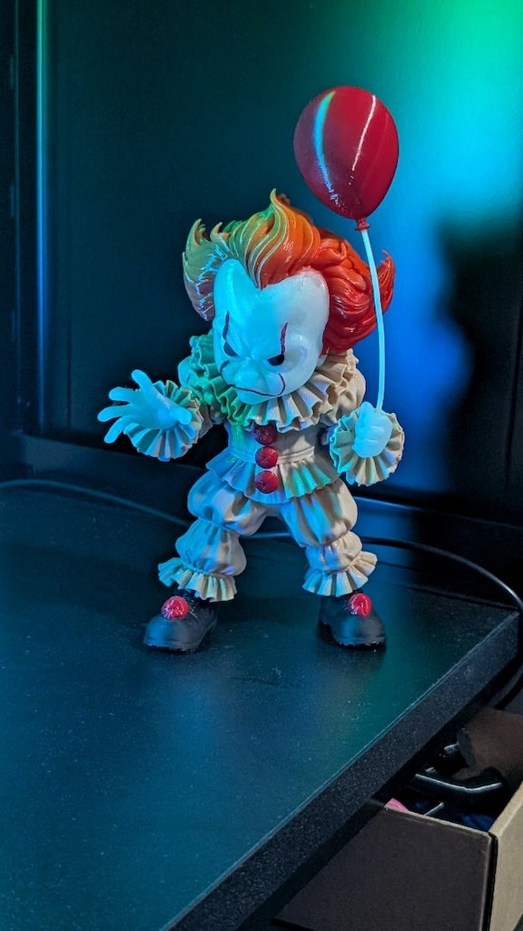 PENNYWISE KORKUNÇ PALYAÇO FİGÜR 3DBASKILAB - 4