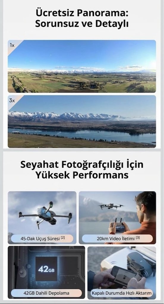 DJI Air 3S Drone Fly More Combo Rc2