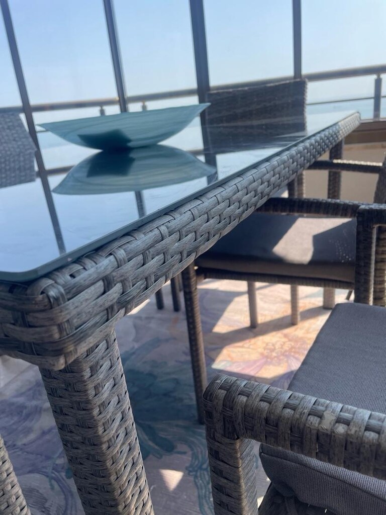 rattan masa sandalye takımı - 5