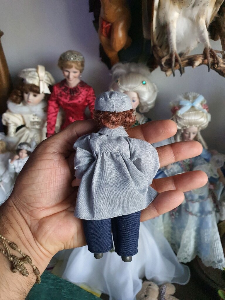 minik porselen bebek biscuit vintage - 4