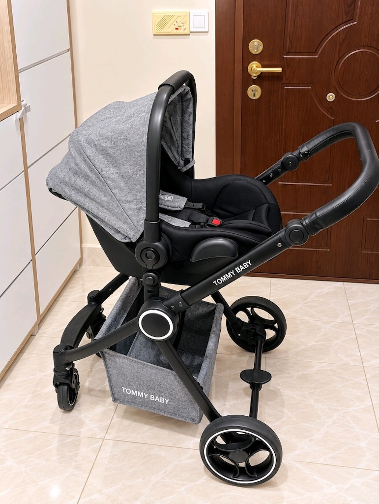 TommyBaby Toranto Black VIP Travel Sistem Bebek Arabası + Oto Koltuğu - 7