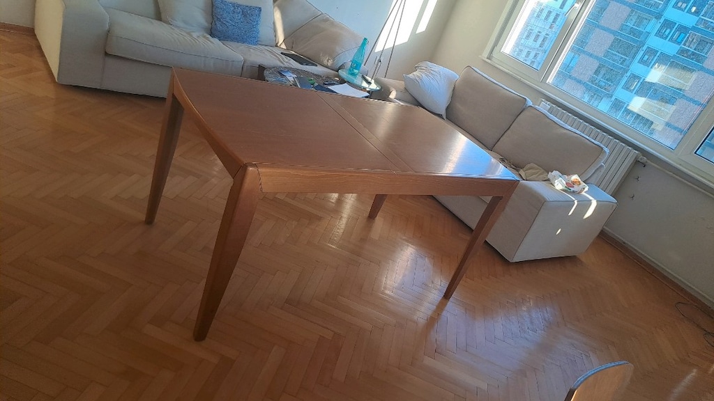 ahşap masa yemek masası açılır - 6