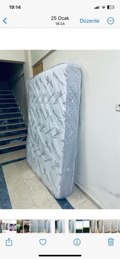 çift kişilik bambo full orta Pendik yatak ölçüsü 150/2mt - 2