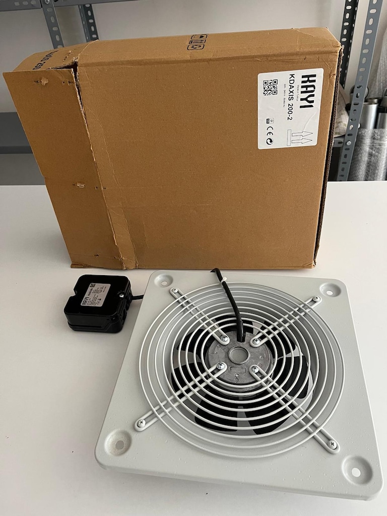KAYITES KDAXİS AKSİYEL FANLAR ve KHA 2,5 Hz Hız Kontrol Anahtarı