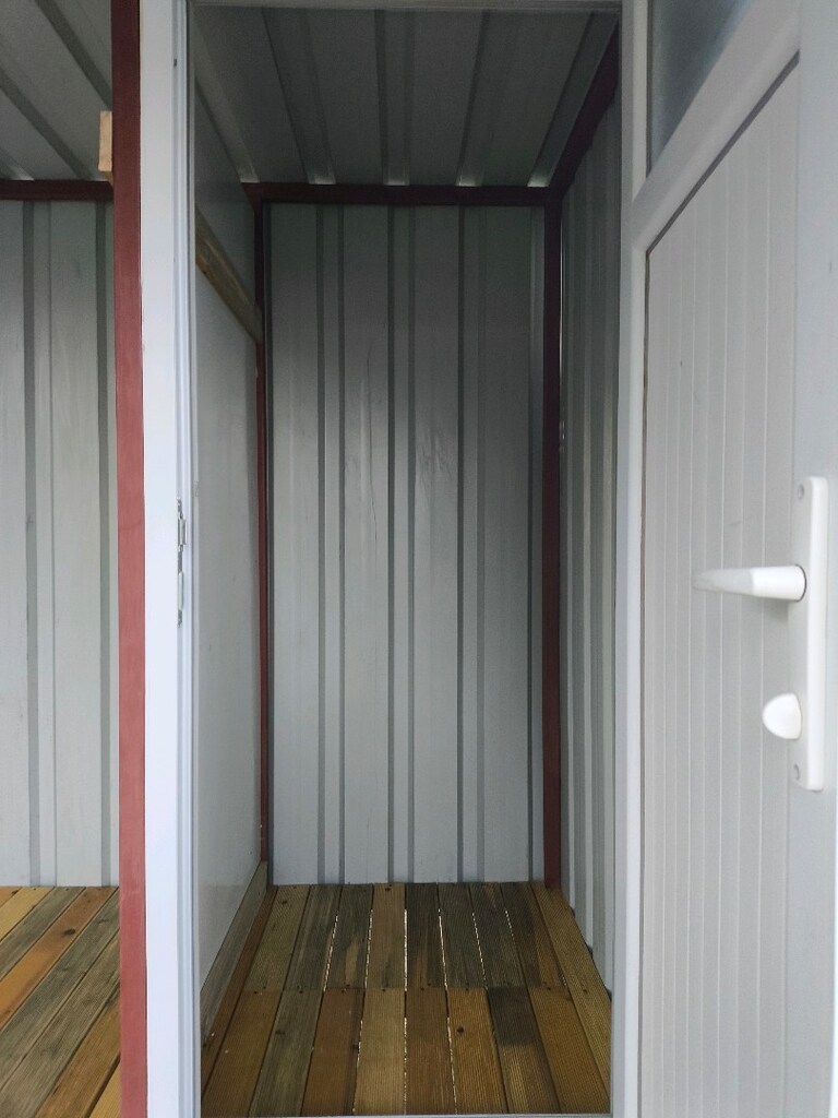 WC'li Çelik Konstrüksiyon Bahçe Deposu | Otomatik Kapı - 6