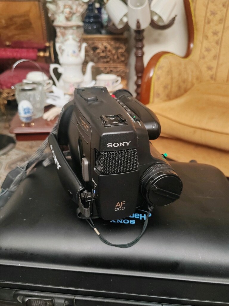 Sony ccd tr50e video el kamerası - 4