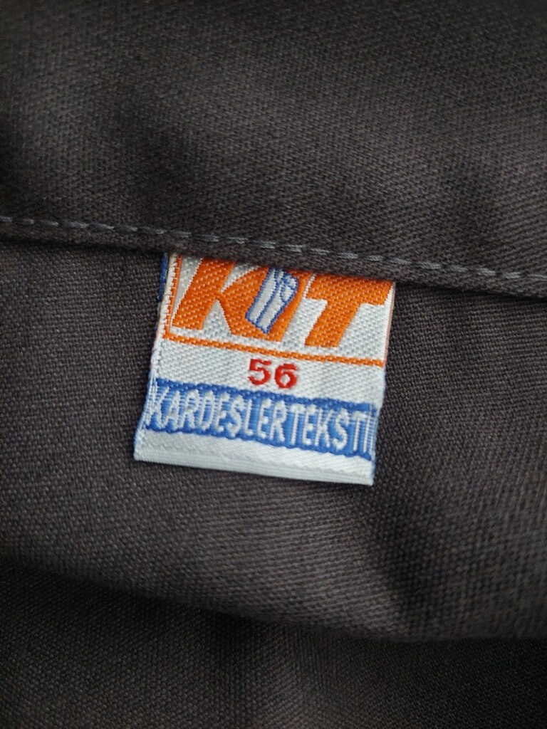 Erkek Beli lastikli Füme iş pantolonu - 10