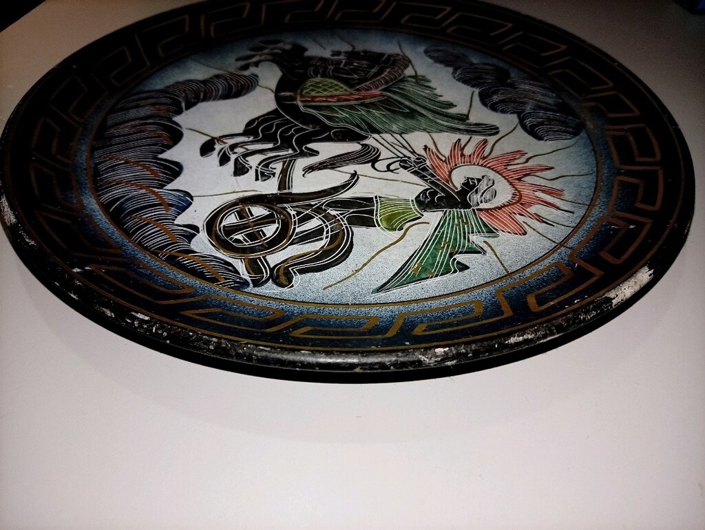 GİANNİS KERAMİK RHODOS EL YAPIMI SERAMİK DUVAR TABAĞI (24-25 CM) - 3