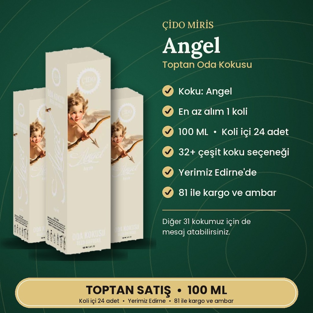 ÇİDO MİRİS REED DIFFUSER 100ML ANGEL SIFIR - 2