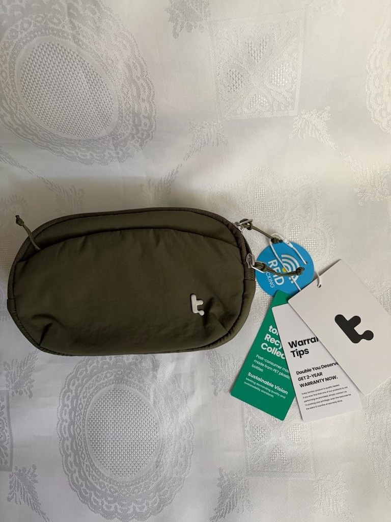 TOMTOC SlingBean-T32 unisex Bel göğüs Çantası 1.5L Rfid su itici - 11