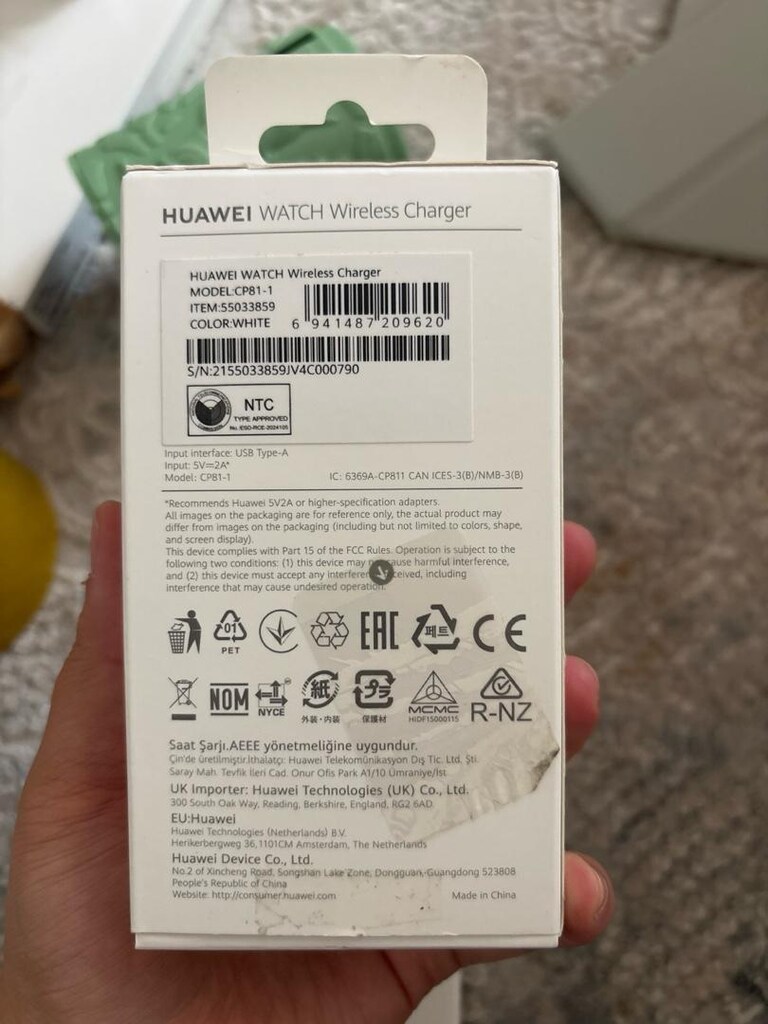 Huawei Watch şarj aleti - 2