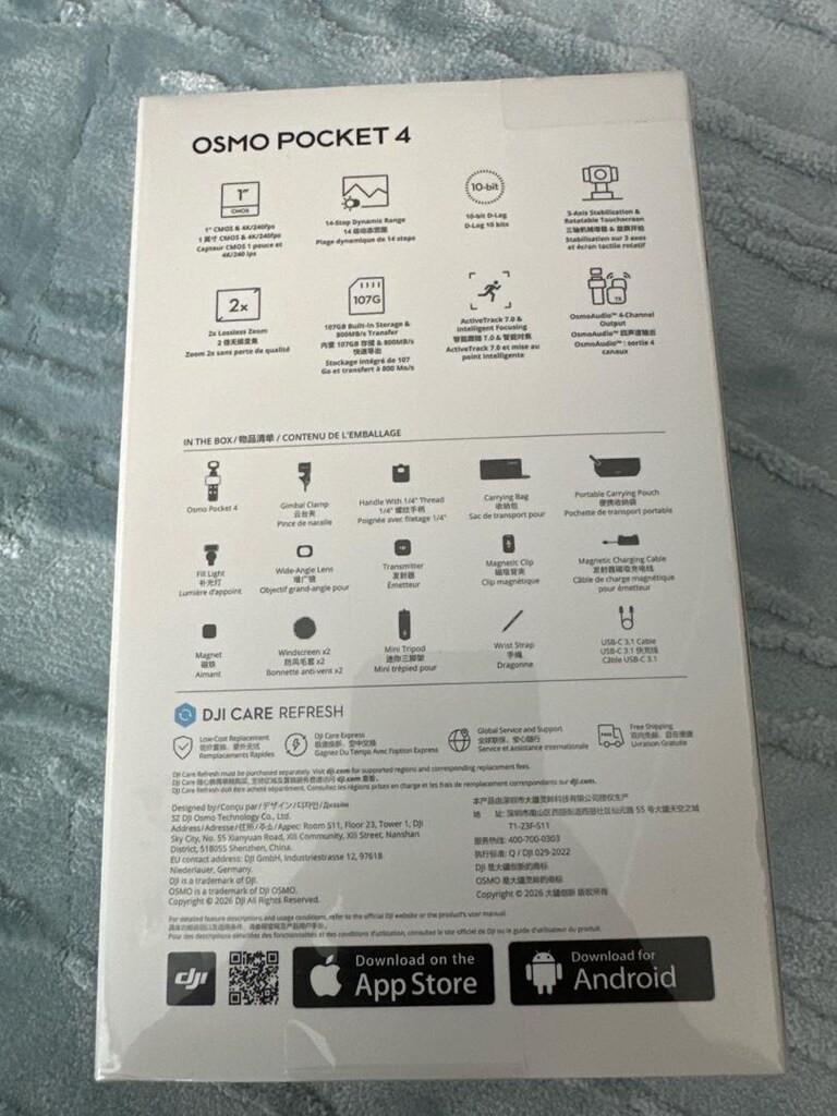 dji osmo pocket 4 creator combo - 2