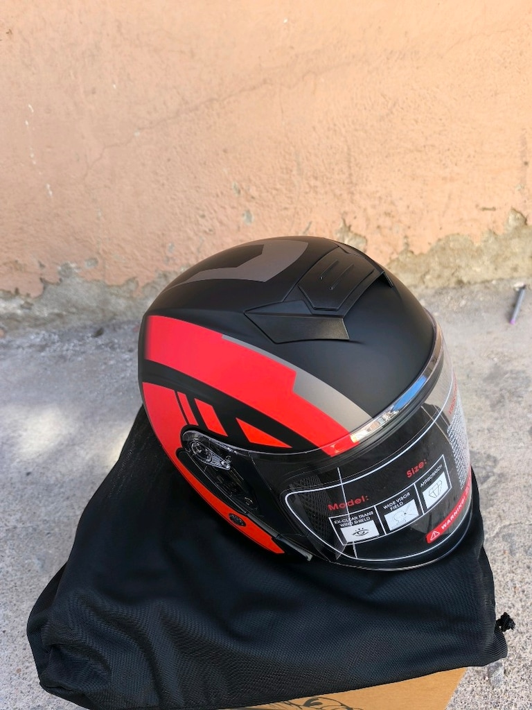 Kask JK 526 Yarım Güneş Vizörlü Sıfır Beden M Mevcuttur İzmir - 3
