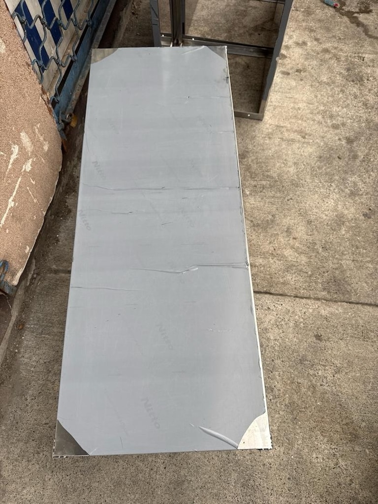 133x50x57 cm duvar rafı tertemiz krom raf 2 katlı duvar rafı paslanmaz - 3