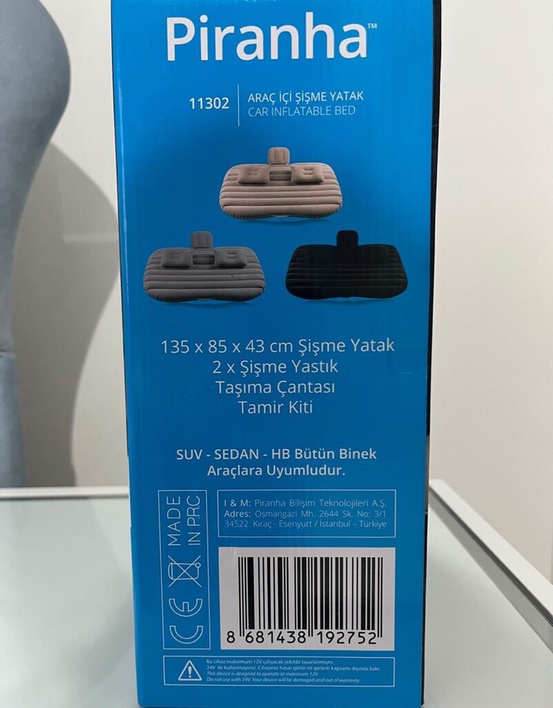 ARAÇ İÇİ ŞİŞME YATAK SIFIR ÜRÜN (PİRANHA) - 3