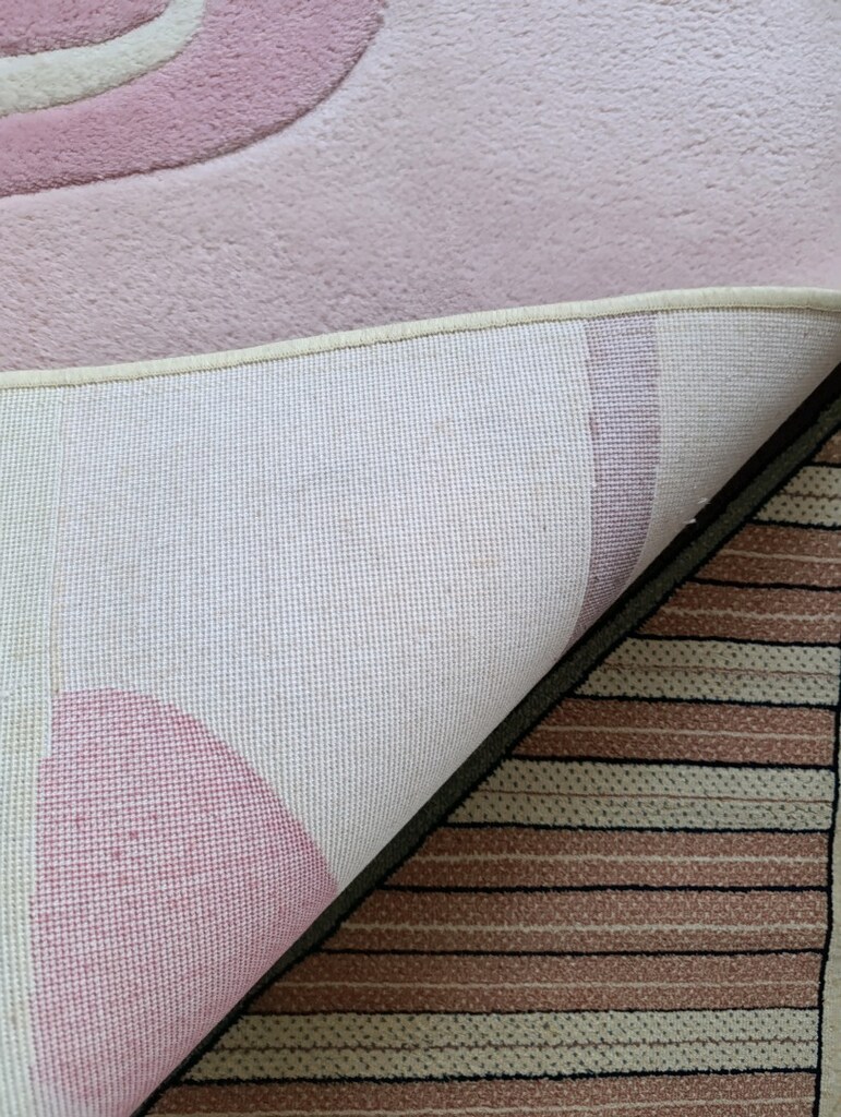 pembe çocuk odası halısı - 4