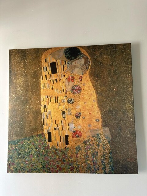 Büyük Boy IKEA Kanvas Tablo | Gustav Klimt The Kiss