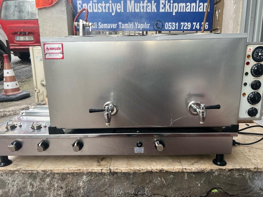 meşale çay kazanı