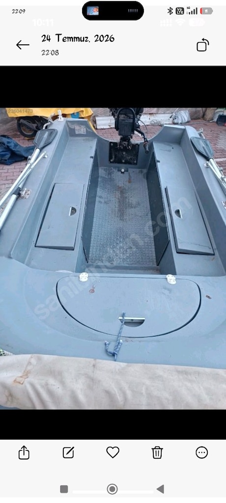 Temiz Kullanılmış Bot + Tomking RV170 Motor + Römork (Takım Halinde) - 17