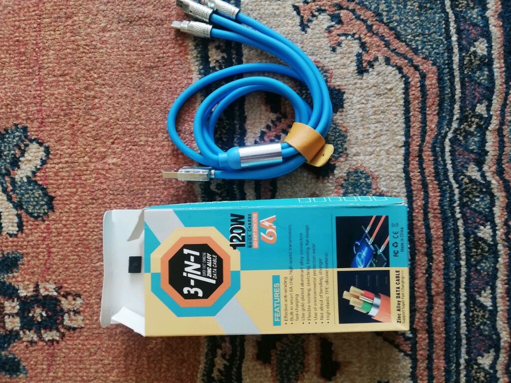 3 uçlu demir uçlu sarj kablosu ışıklı hızlı sarj - 3