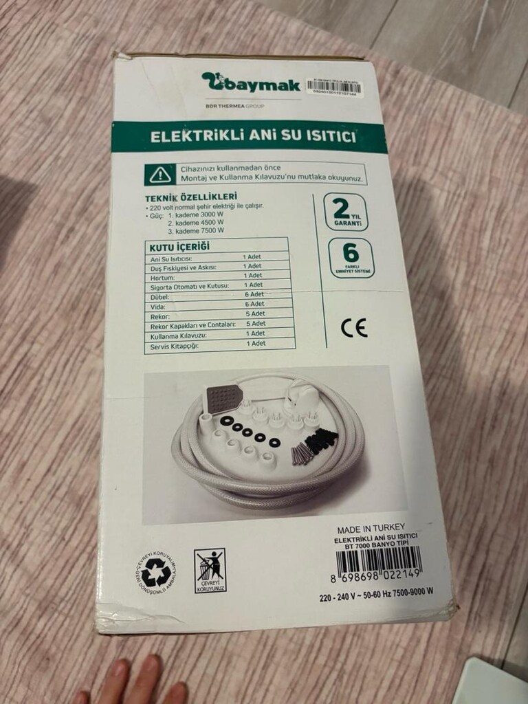 elektirikli ani su ısıtıcısı - 2