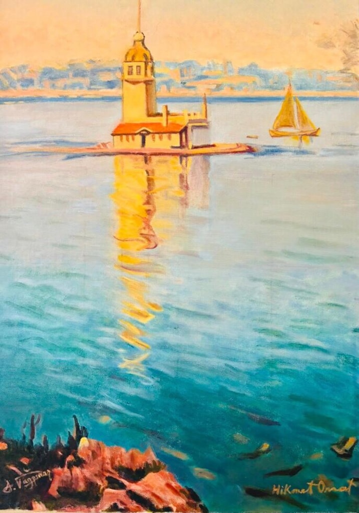 Yağlıboya Tablo 50x70 (Hikmet Onat/Reprodüksiyon) - 2