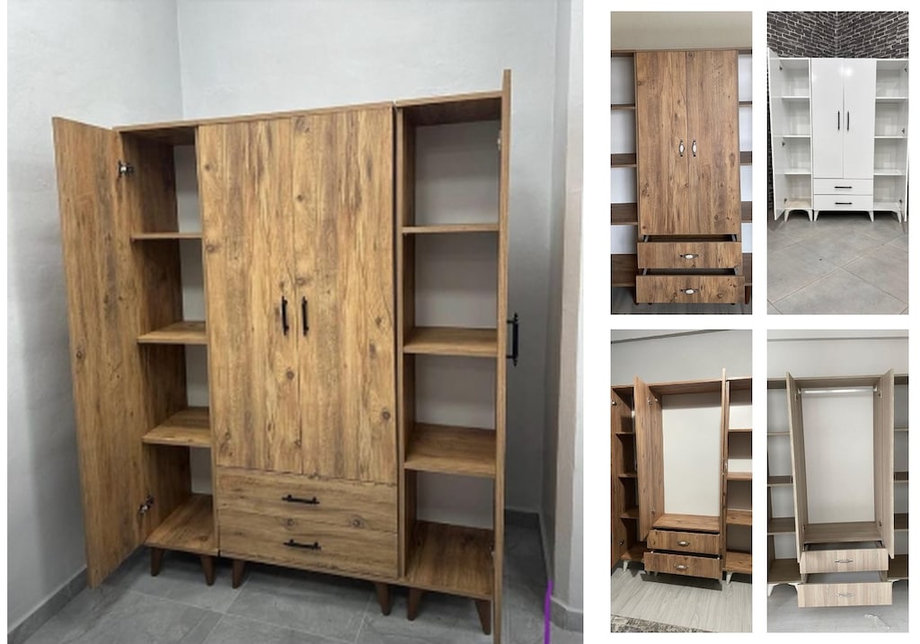 4 kapaklı elbise dolabı uikgidwhst - 5