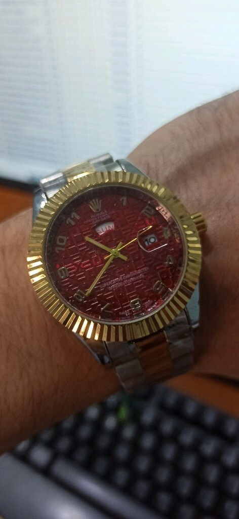 Rolex gün ve tarih göstergeli kol saati - 8