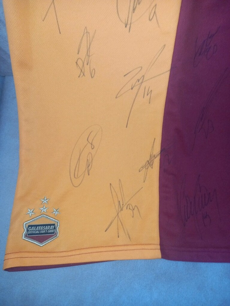 İmzalı Galatasaray forması - 5