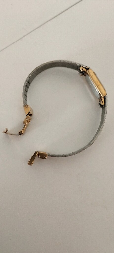 Orient quartz altın kaplama saat - 5