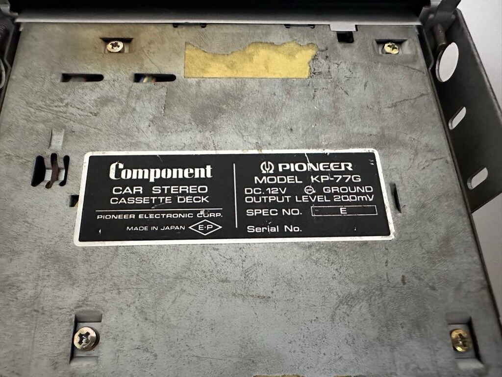 Pioneer KP-77G , Pioneer GM-4 ve Grundig KWV1000 - 12