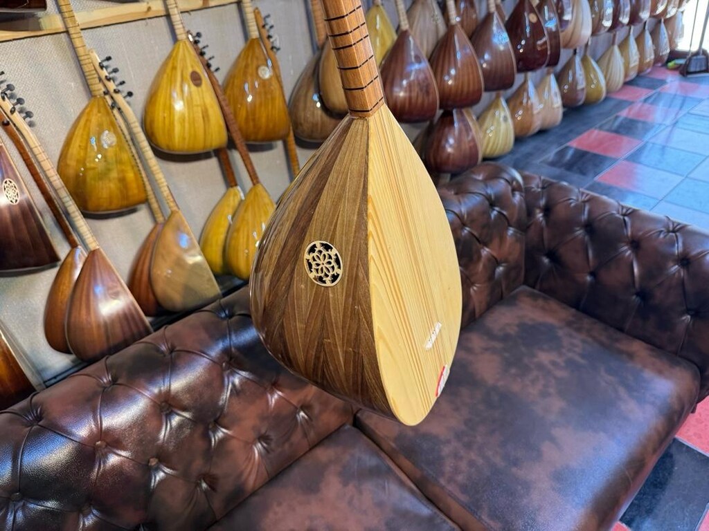 TAM PROFESYONEL 41 TEKNE CEVİZ AĞACI UZUN SAP SAZ - 3