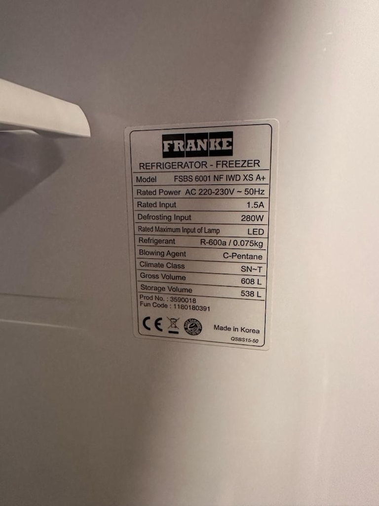 Franke FSBS 6001 Çift Kapılı Buzdolabı - 3