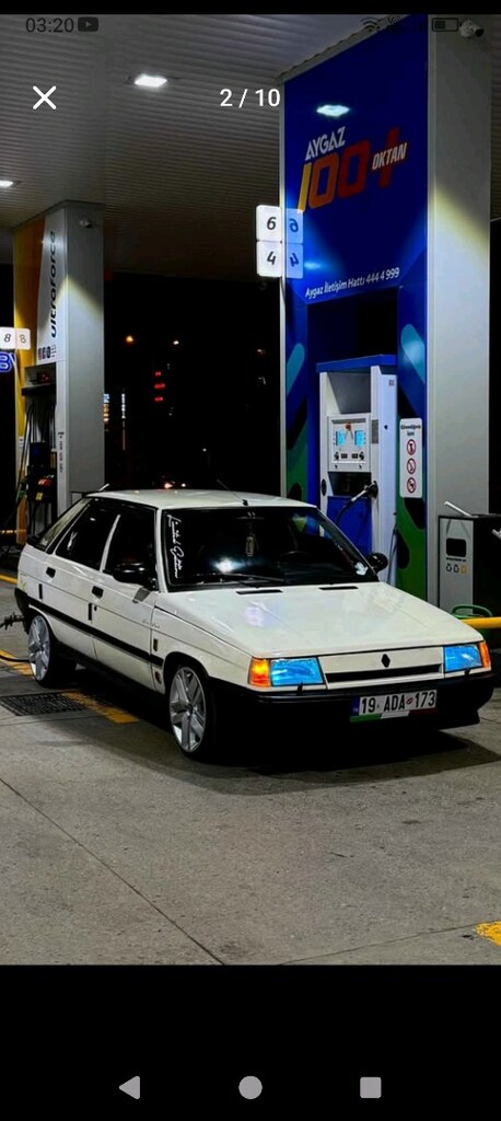 araç temiz göründüğü gibi muane var benzin LPG li 90 model 1.7 motor - 3