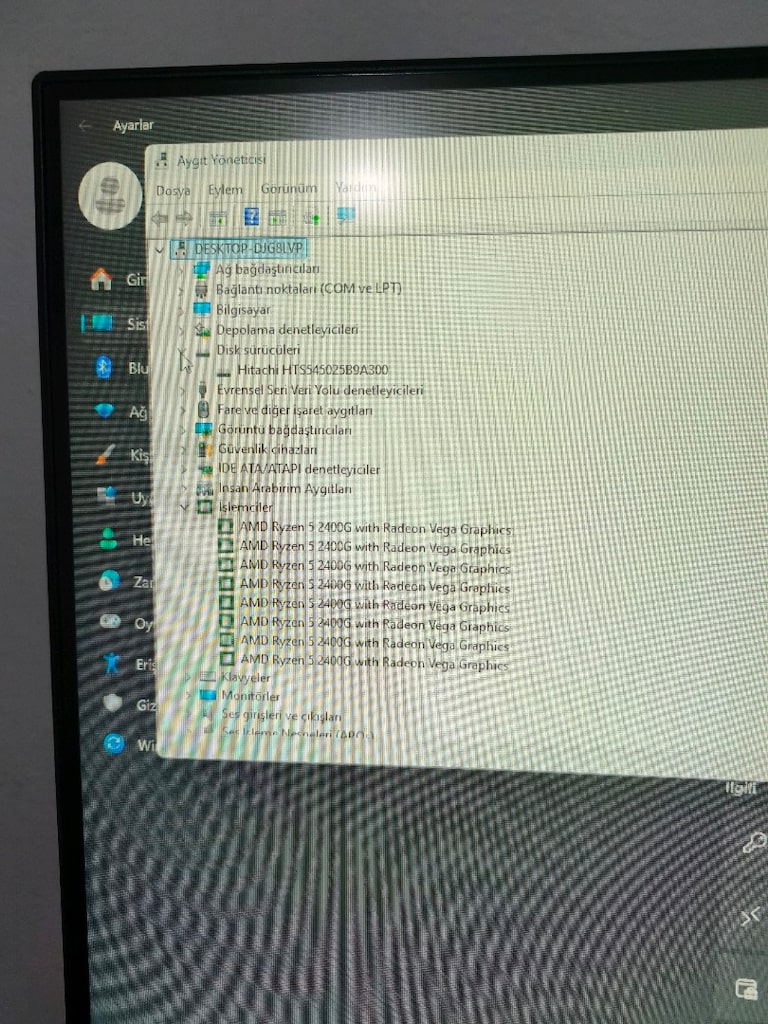 Oyuncu Bilgisayarı Kendinden Ekran Kartlı Amd Ryzen 5 2400 g İşlemcili - 6